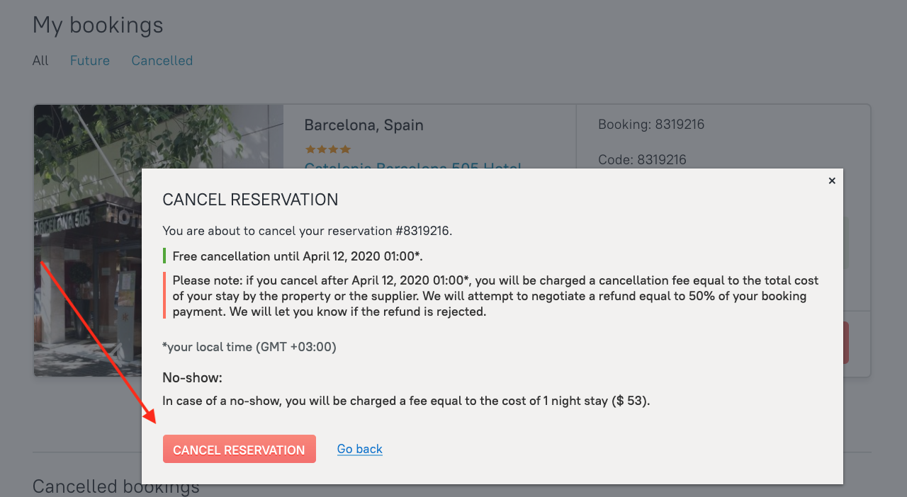 How to Cancel a Booking on ZenHotels